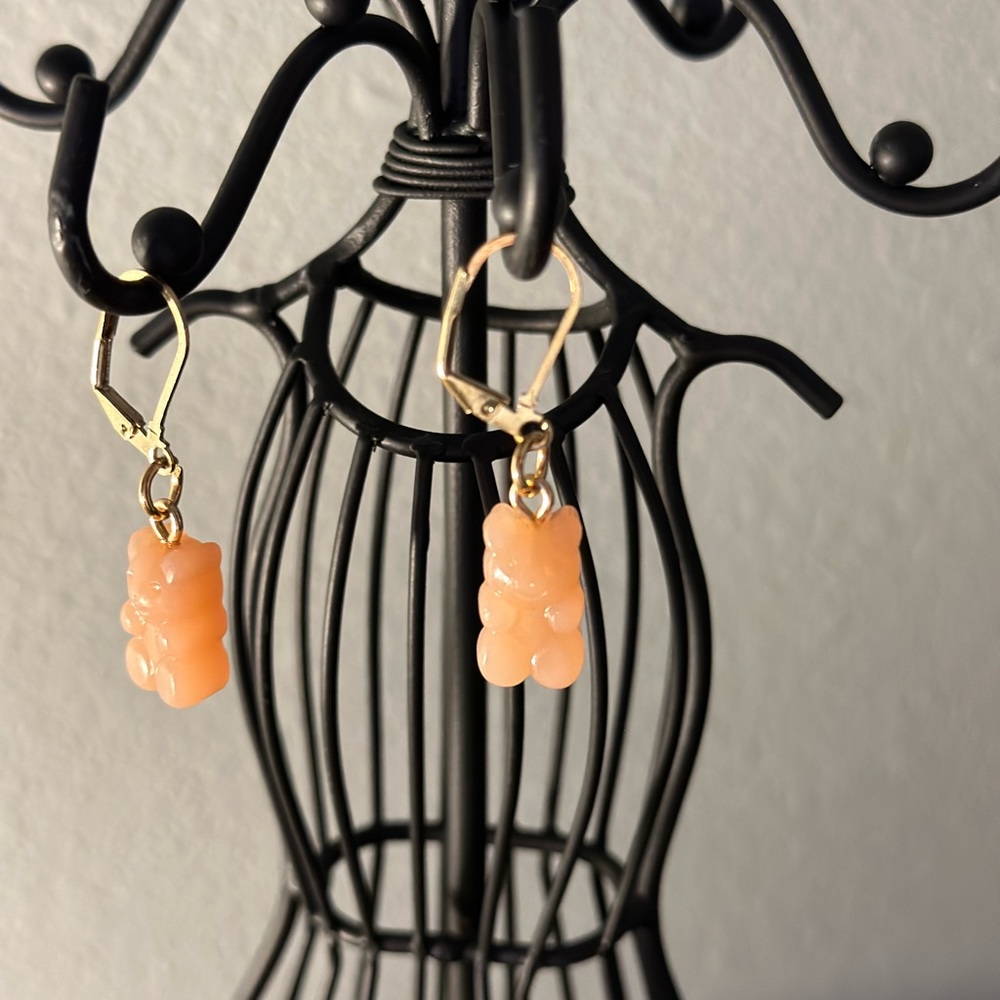 Creamsicle Gummi Bear Earrings